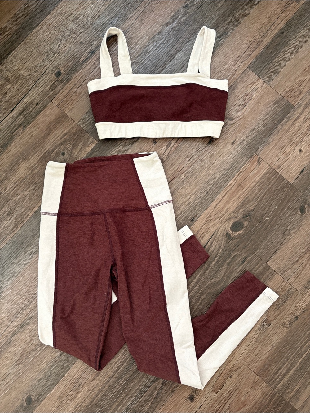Beyond Yoga Color-block SET , Size Small